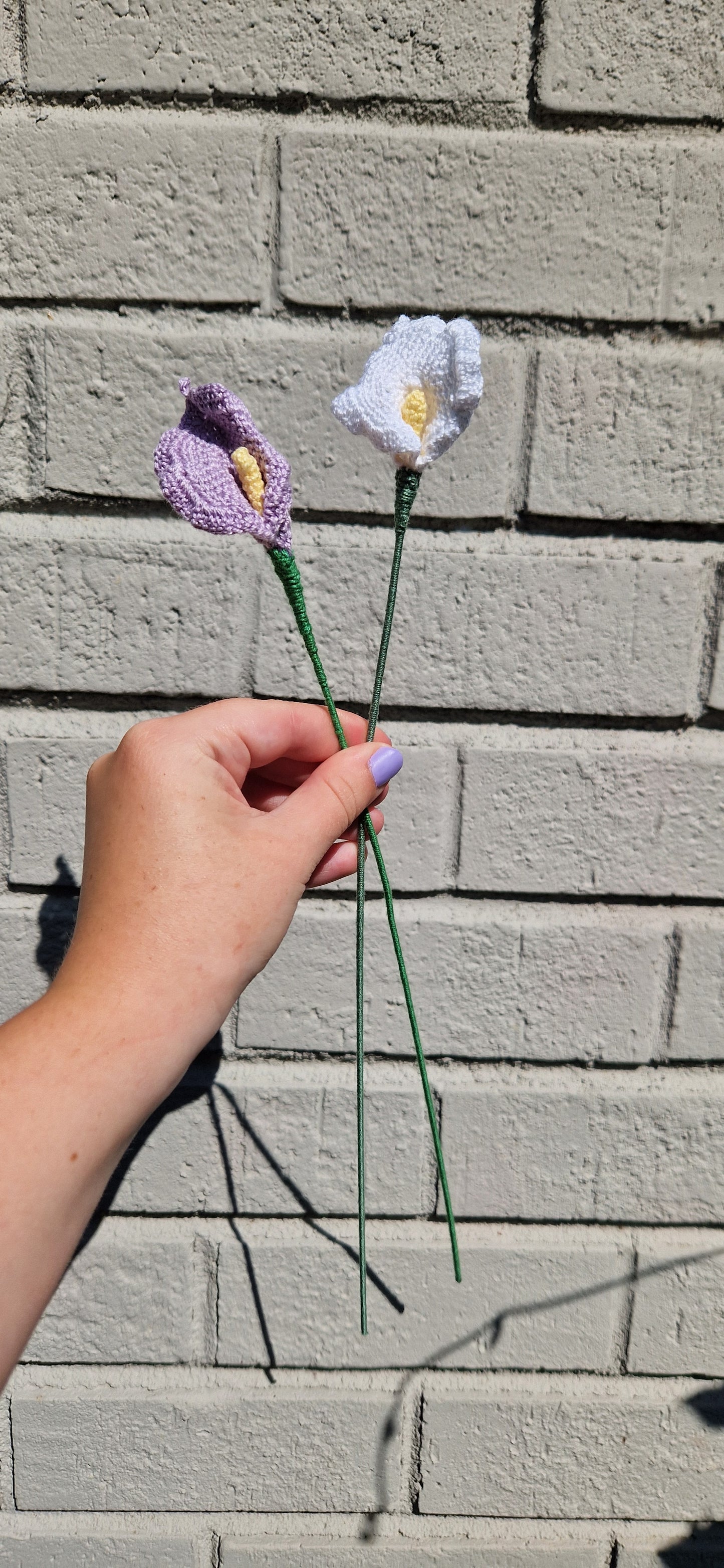 Lily microcrochet stem - ready to ship