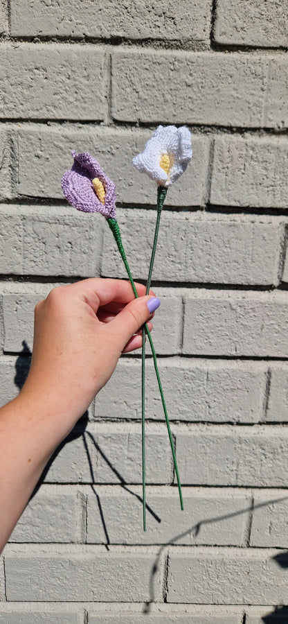 Lily microcrochet stem - ready to ship