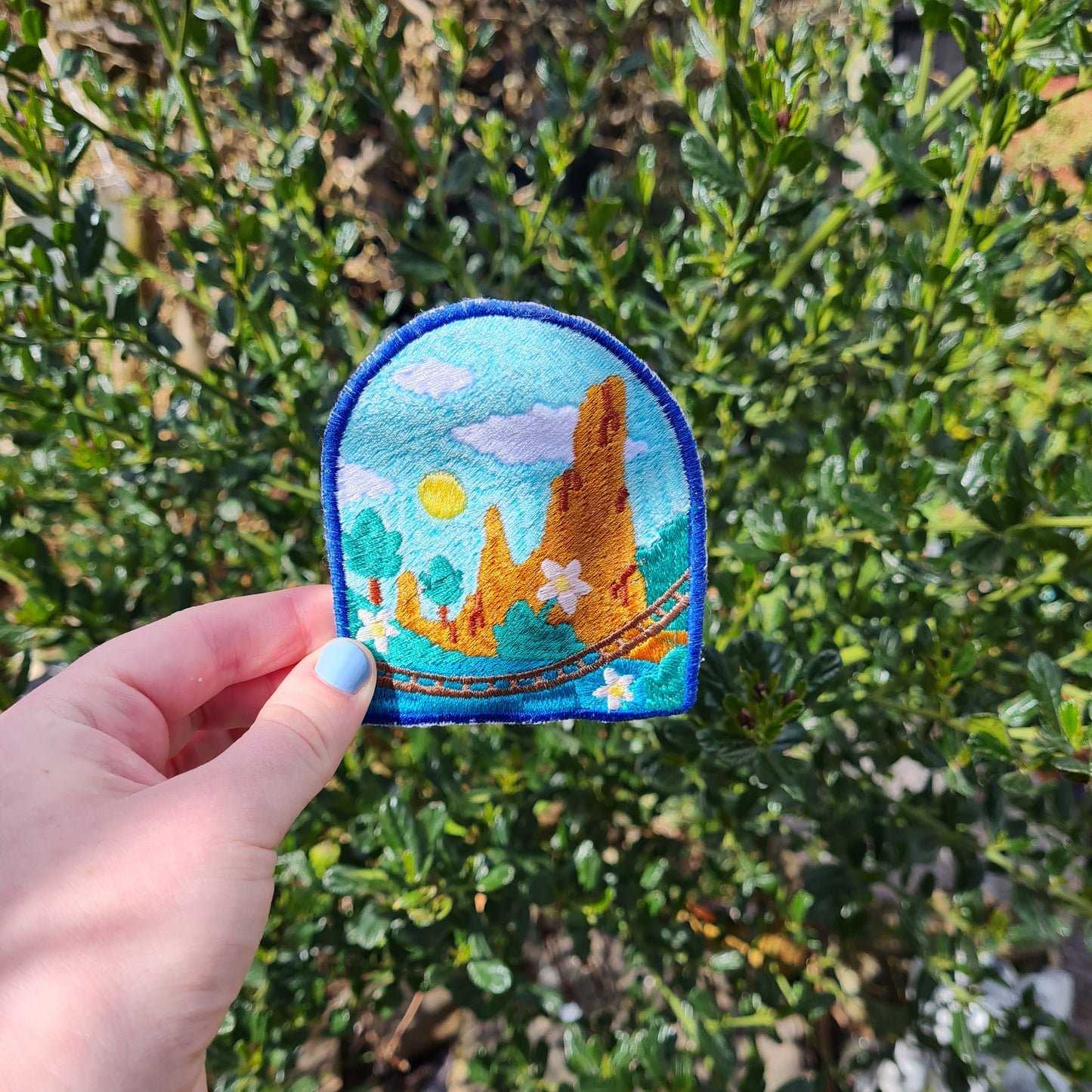 Big Thunder Mountain iron-on embroidered patch
