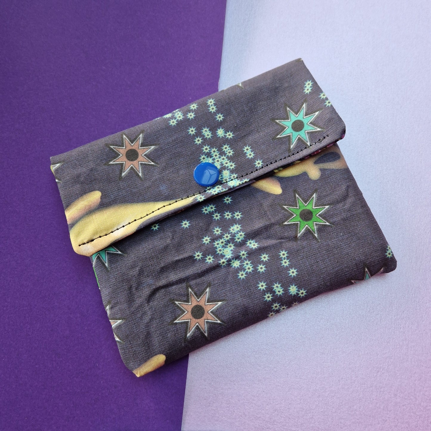 The Lamp double pocket Face Wipe Snap Pouch