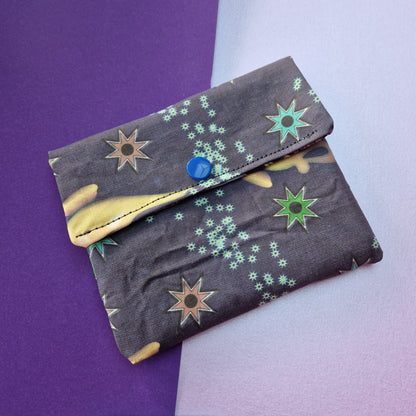 The Lamp double pocket Face Wipe Snap Pouch
