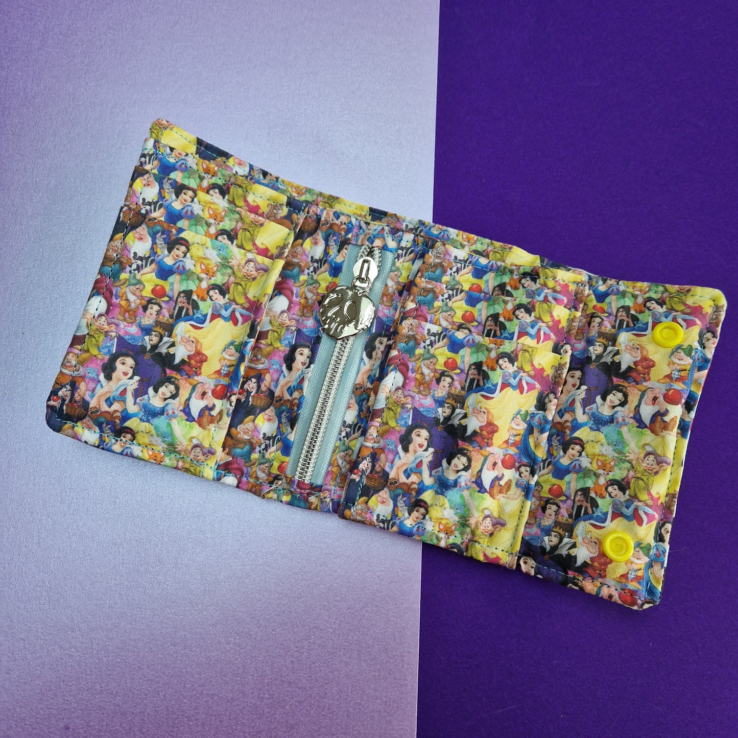 Poison Apple Sewn Purse/Wallet with snap poppers